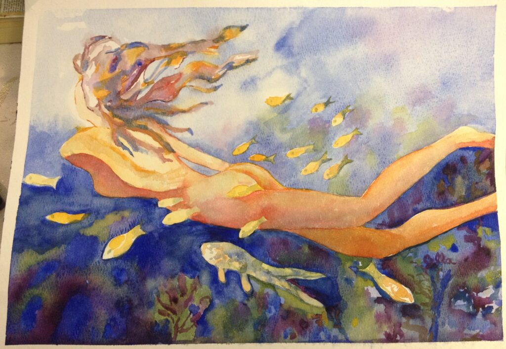 Skinny Dipping at the Reef