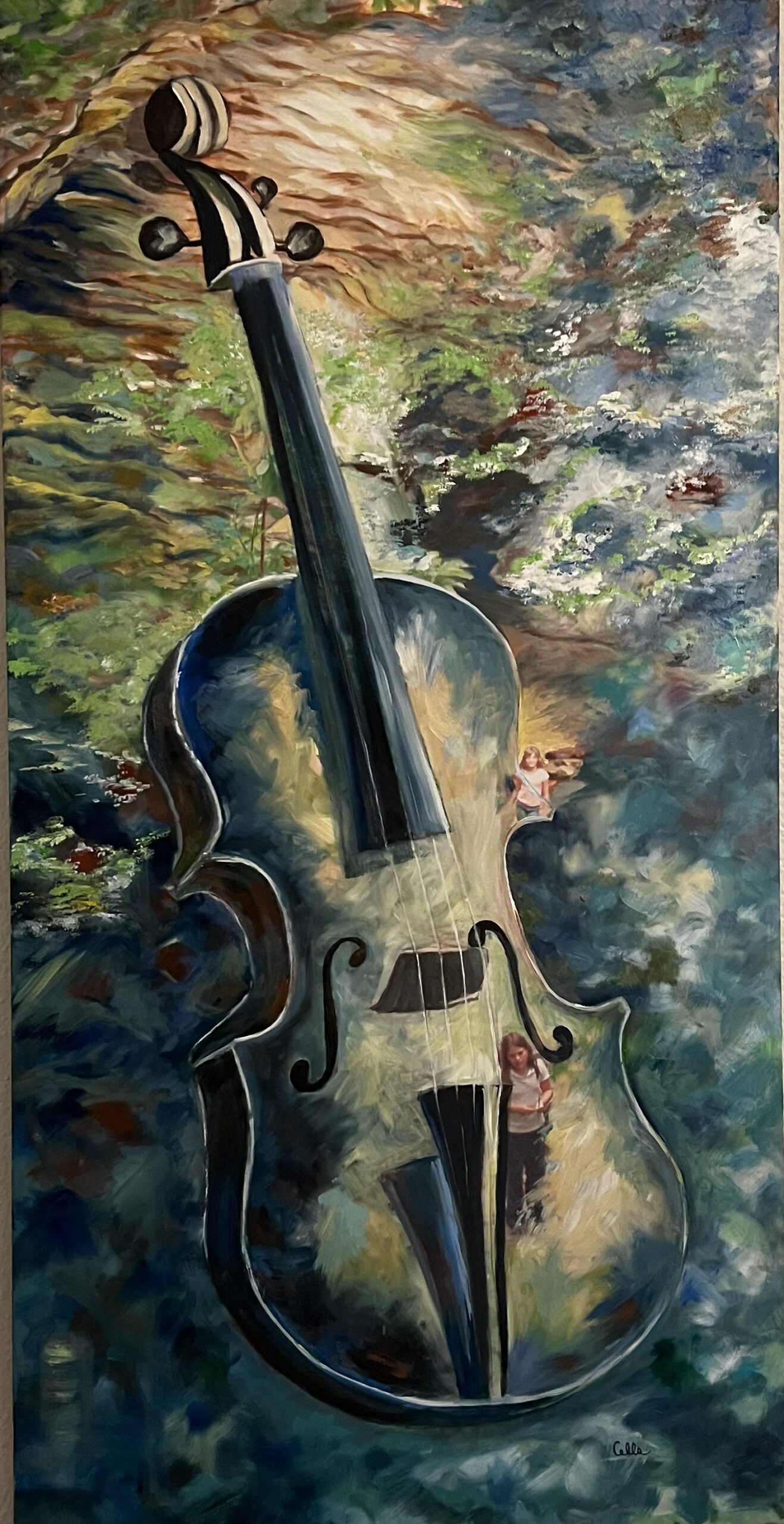 Abstract Violin